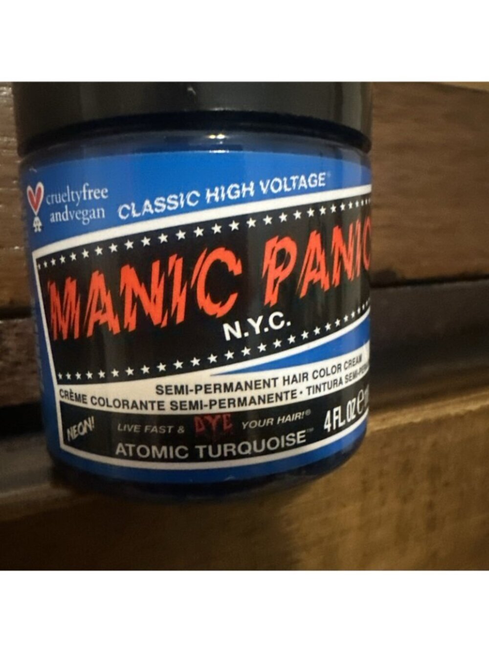 Manic Panic Atomic Turquoise 4 fl.oz Semi Permanent Hair Color Sealed NEW - Picture 4 of 5